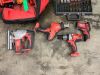 UNRESERVED Large Selection Of Milwaukee Cordless Impact Gun, Drills, Sabre Saw, Milaukee Bag And - More - 2