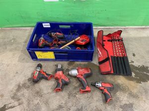 UNRESERVED Large Selection Of Cordless Milwaukee Drills & Charger