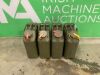 UNRESERVED 4 x 20L Plastic Jerry Cans