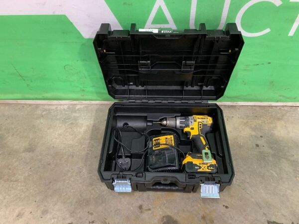 UNRESERVED Dewalt XR 18V Cordless Drill c/w Battery & Charger