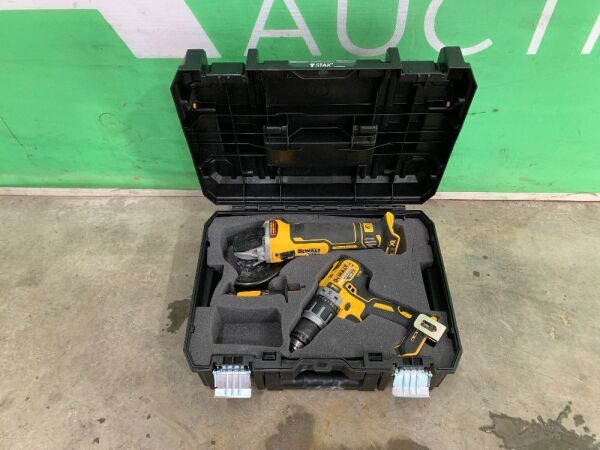 UNRESERVED Dewalt XR 18V Cordless Drill & Grinder