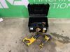 UNRESERVED Dewalt XR 18V Cordless Drill Kit c/w Drill, Hammer Drill, Grinder & 2 x Batteries & Charger