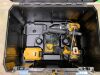 UNRESERVED Dewalt XR 18V Cordless Drill Kit c/w Drill, Hammer Drill, Grinder & 2 x Batteries & Charger - 3