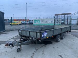 UNRESERVED Ifor Williams LM166 Twin Axle Dropside Plant Trailer c/w Ramp