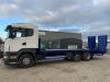 UNRESERVED 2005 Scania R310 6x2 Beavertail Plant Truck - 2