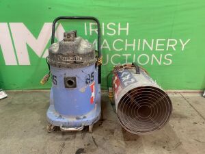 UNRESERVED Numatic Vacuum & Gas Heater