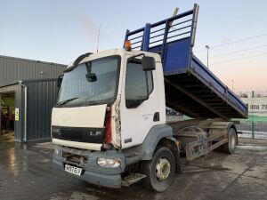 UNRESERVED Daf LF FA55.180 14T Manual Tipper Truck