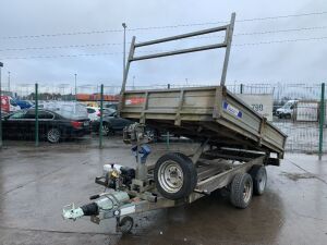 UNRESERVED Indespension 10Ft Twin Axle Tipping Trailer