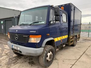 UNRESERVED 2005 Mercedes Benz 814D Crew Cab 7.5T Box Truck c/w Tail Lift