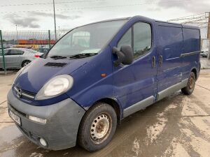 UNRESERVED 2006 Opel Vivaro 2900 LWB STD