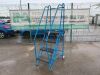 UNRESERVED Blue Portable Warehouse Step Ladder