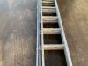 UNRESERVED 3 x 10FT Extendable Aluminium Ladders - 4