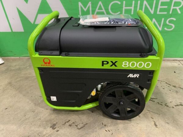 NEW/UNUSED Pramac PX8000 Portable Petrol Generator (Key Start)