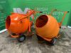 2 x Pacini 230V Cement Mixers - 1 x Stand