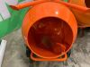 2 x Pacini 230V Cement Mixers - 1 x Stand - 2