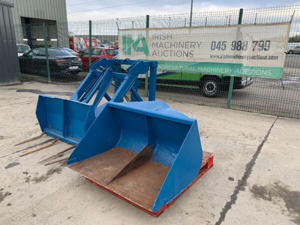 Front Loader Extension/Rear Loader c/w Bucket & Forks