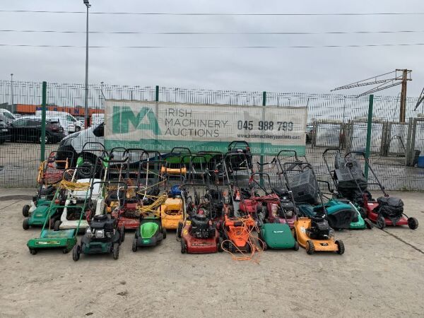 UNRESERVED Large Selection Of Petrol & Electric Lawnmowers For Parts/Repair