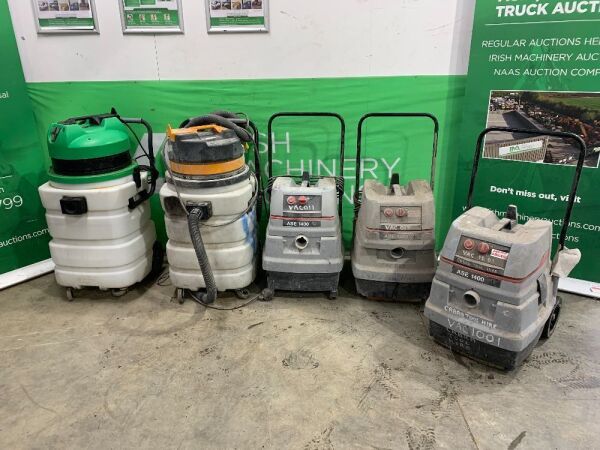 UNRESERVED 5 x Portable Vacuums For Parts/Repair