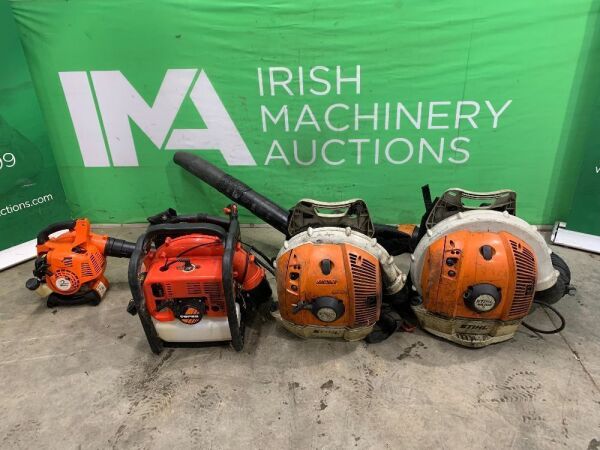 UNRESERVED Stihl BR700 Petrol Backpack Blower, Stihl BR600 Blower, Topso Backpack Blower & Warrior - Hand Held Blower