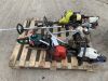 UNRESERVED 2 x Pallets Of Chainsaws, Strimmers & Hedge Clippers (Parts/Repair) - 3