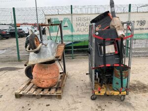 UNRESERVED 2 x Pallets Of Garden Roller, Bobby Barrow, Mixer Tub & More (Parts/Repair)