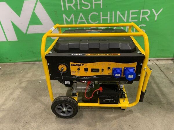 Sinco 6KVA Petrol Generator (240V) Key Start