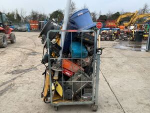 UNRESERVED 3 x Stillages Of Tools & Pedestrian Equipment (Spares)