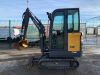 2019 Volvo EC18E 1.8T Excavator c/w Bucket - 2