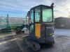 2019 Volvo EC18E 1.8T Excavator c/w Bucket - 9