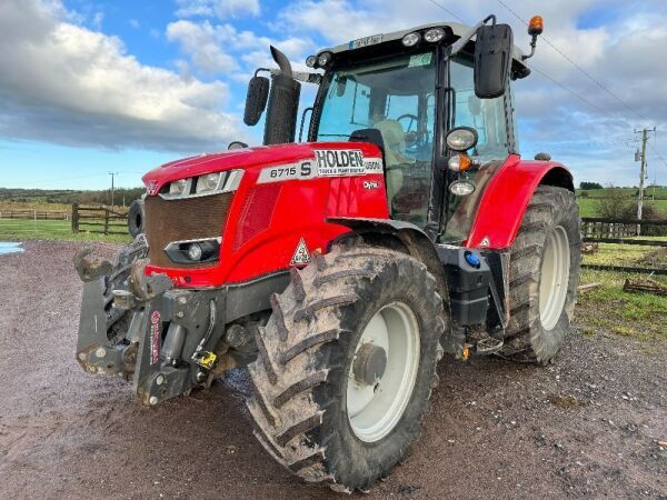 UNRESERVED 2020 Massey Ferguson 6715S Dyna 6 4WD Tractor c/w Front Linkage