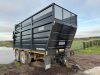 UNRESERVED 2017 Smyth FM18 Super Cube Twin Axle Silage Trailer - 3