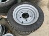 Selection of 15x Various Trailer Tyres & Rims to Include Approx 9x New Tyres - 7