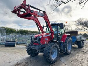 UNRESERVED 2020 Massey Ferguson 6715S Dyna 6 c/w MF FL.4124 Loader