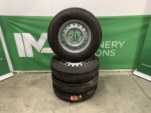 4x New 6.50/R16/10PR 5x Stud Tyres & Rims
