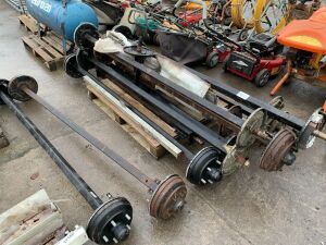 Approx 13x New & Used Trailer Axles