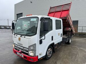 UNRESERVED 2014 Isuzu N35.150 Crew Cab 3.5T Tipper