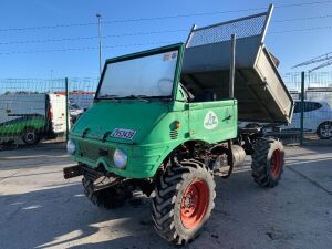 UNRESERVED 1970 Mercedes-Benz Unimog 421 LHD Tipper