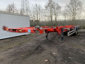 2023 Kassbohrer Tri Axle Skeletal Trailer