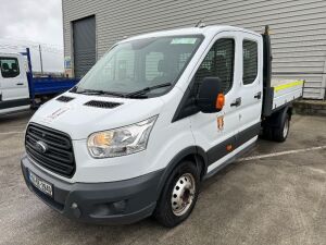 UNRESERVED 2016 Ford Transit 350 Crew Cab Tipper