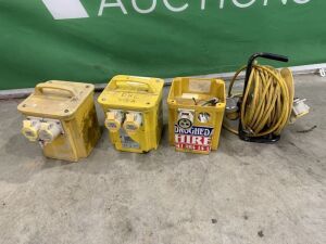UNRESERVED 3 x Transformers & Extension Lead