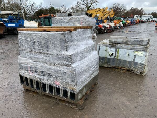 5 x Pallets Of Beany Mono Drainage Kerbs (Approx 80)