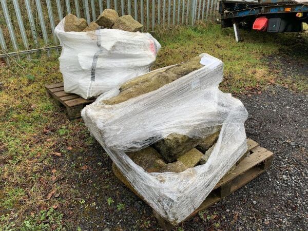 2 x 1T Bags Of Granite Blocks