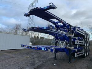 UNUSED 2023 Kassbohrer Tri Axle Skeletal Trailer