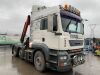 UNRESERVED 2003 MAN ECT 13.460 Tractor Unit c/w Palfinger PK17500C Mounted Extendable Crane - 7