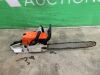 Orange/White Chainsaw - 3