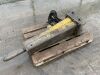 UNRESERVED Socomec Hydraulic Rock Breaker To Suit 3T