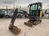 2018 Volvo EC18D Mini Excavator c/w 3 x Buckets