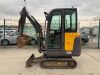 2018 Volvo EC18D Mini Excavator c/w 3 x Buckets - 2