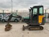 2018 Volvo EC18D Mini Excavator c/w 3 x Buckets - 3