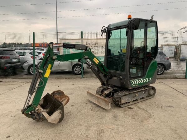 2017 Yanmar SV16 Mini Excavator c/w 2 x Buckets